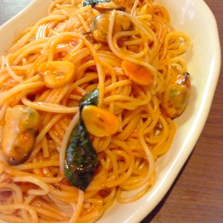 ムール貝のトマトクリームパスタ レシピ 作り方 By Yogi Kitchen 楽天レシピ ムール貝のトマトクリームパスタ レシピ 作り方 By Yogi Kitchen 楽天レシピ